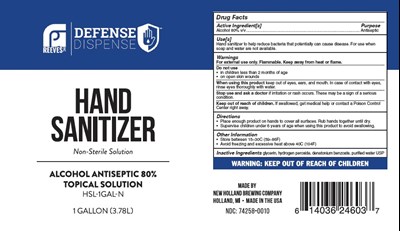Sanitizer 1 Gal GPReeves.jpg Principal Display Panel - Sanitizer 1 Gal GPReeves